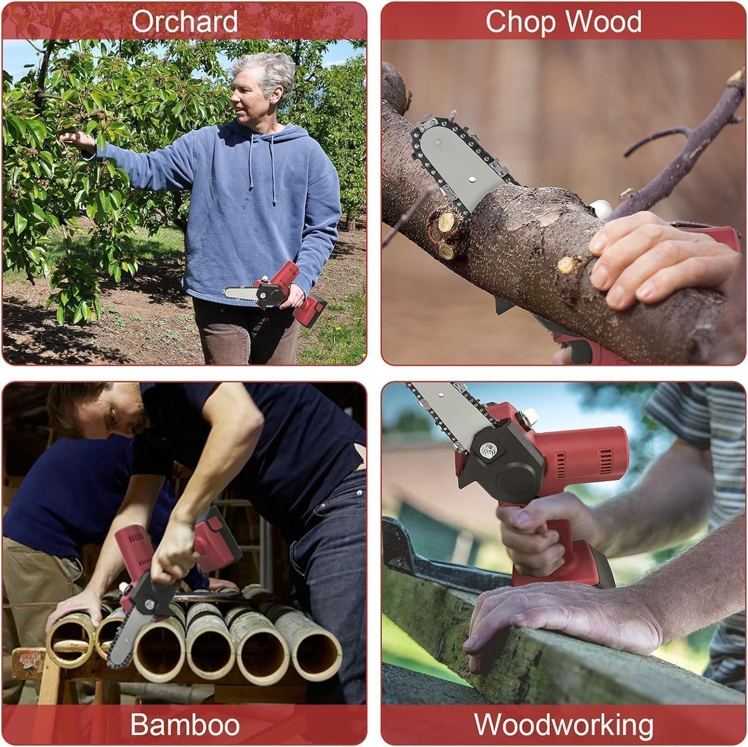 5 Pieces 4 Inch Mini Chainsaw Chain for Stihl GTA 26, 4 Inch Replacement Chains