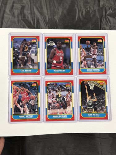 1986 Fleer Basketball Complete Set 1-132 PSA 8 Michael Jordan Rookie HIGH GRADE - Picture 15 of 24