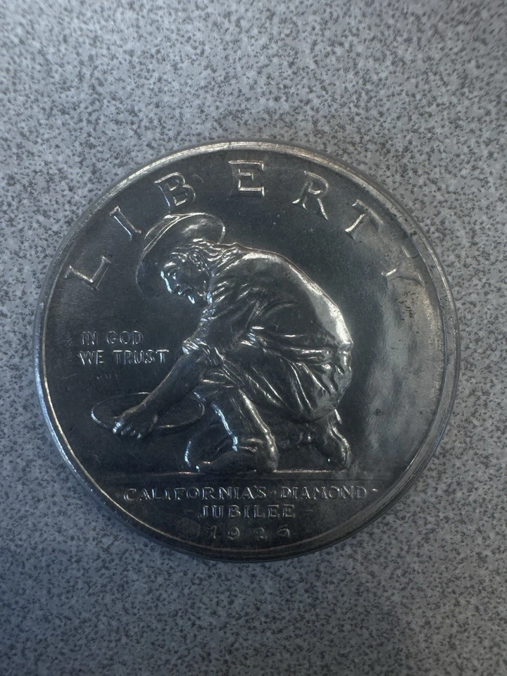 1925-S California Diamond Jubilee Commemorative Half Dollar. - Image 2 of 4