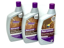 LOT of 3 Rejuvenate Professional High-Gloss Wood Floor Restorer (32oz /bottle)