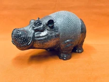 Lotus Arts de Vivre Sterling Silver Shagreen Galuchat Hippopotamus