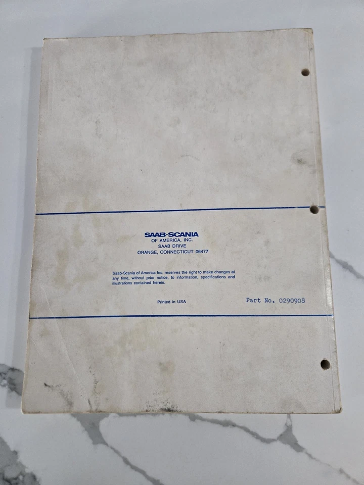 SAAB V4 Drivetrain Service Manual OEM Paperback Complete for 1968-74  - Изображение 3 из 4