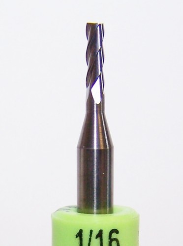 (10) 1/16" (.0625") 4 FLUTE CARBIDE ENDMILLS - NEW Kyocera 1800.0625.200 - Picture 2 of 3
