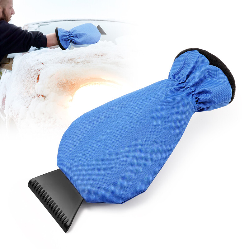Seasonal Wrap Introduction Car Ice Snow Scraper Mitt G Remover Fleece