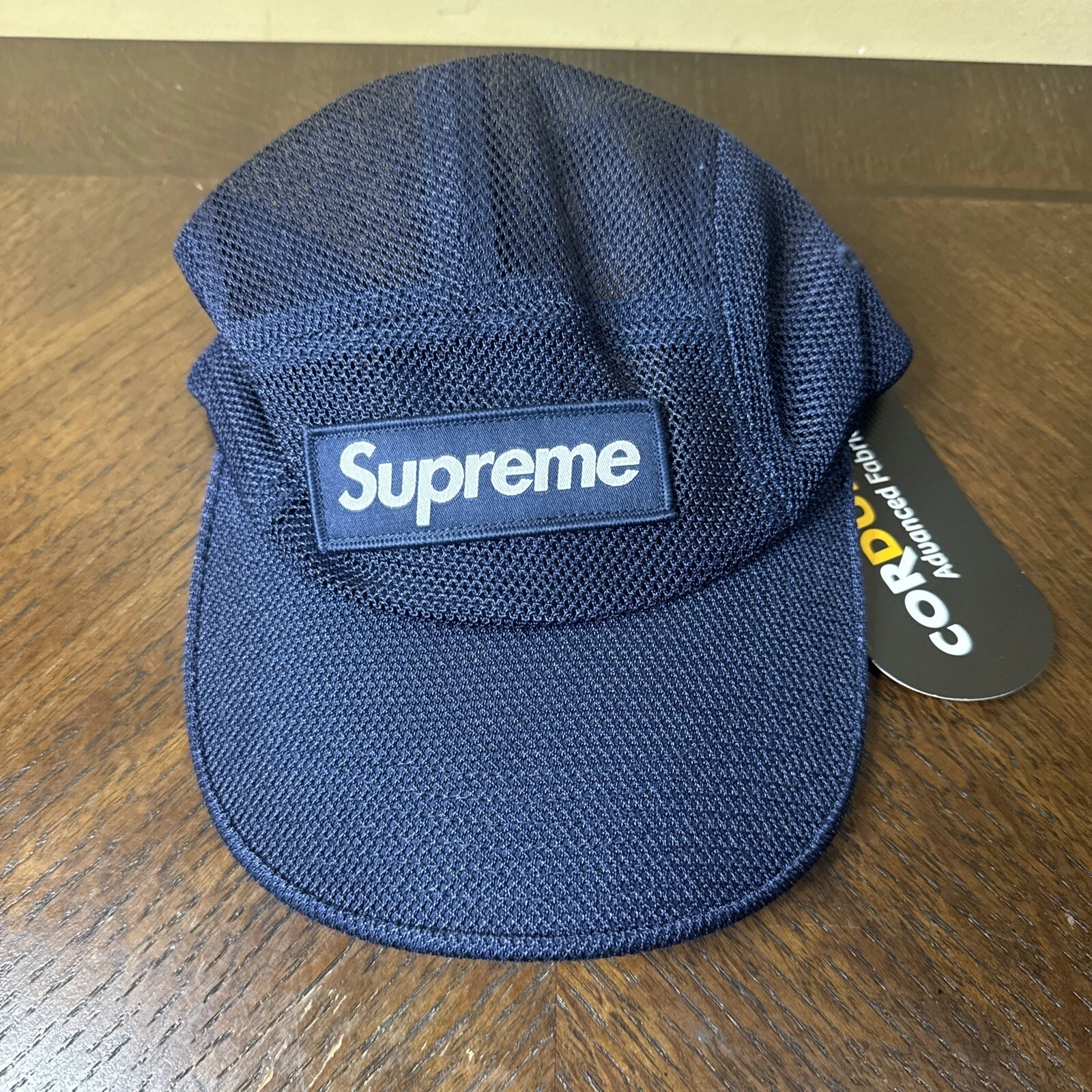 New Supreme Mesh Cordura Camp Cap Navy 5 Panel