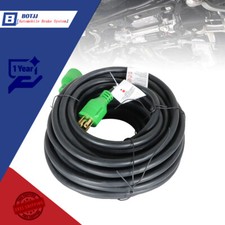 4 Prong 75 Feet 30 AMP NEMA L14-30P to L14-30R Generator Extension Cord Green