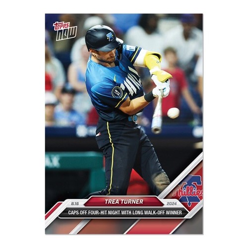 2024 Topps Now 560 Trea Turner