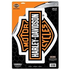Harley-Davidson Orange Bar  Shield Extra Large Wall Decal 11.5" x 14" 30900