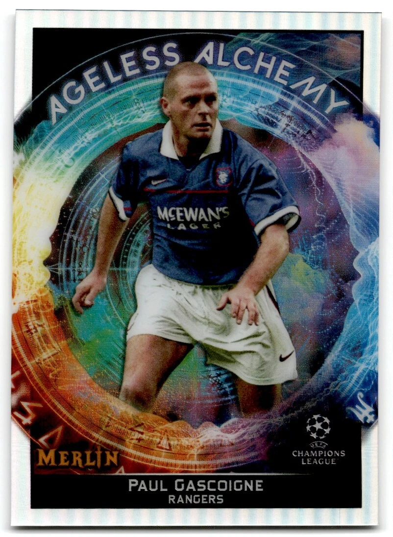Vintage Poster Soccer Football UK Soccer Star Paul Gascoigne