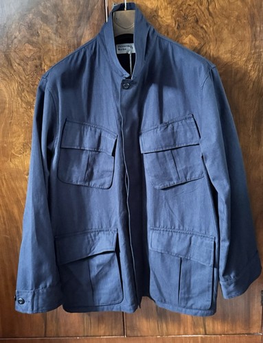 Universal Works Jungle Jacket COTNY Serge Navy L - Gorgeous! - Picture 6 of 12