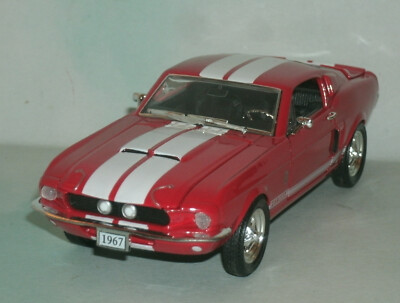 1/32 Scale 1967 Shelby Ford Mustang GT500 428 Diecast Car Model (5.75'') Arko Red