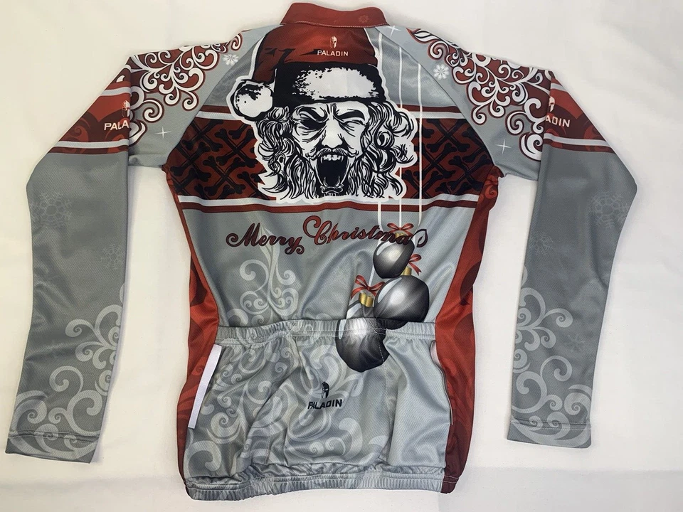 Paladin Cycling Jersey Christmas Theme Unisex Size XS - Image 4 of 4