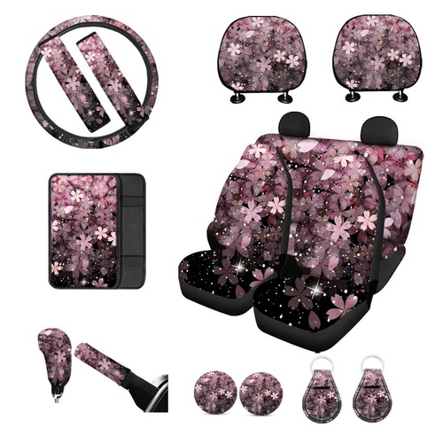 15pcs Car Seat Cover Accessories Polyester Material Protection Car Washable - Picture 15 of 19