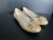 Anne Klein Sport Akaricia Slip On Shoes Flats Bow Natural Color 5 M New In Box