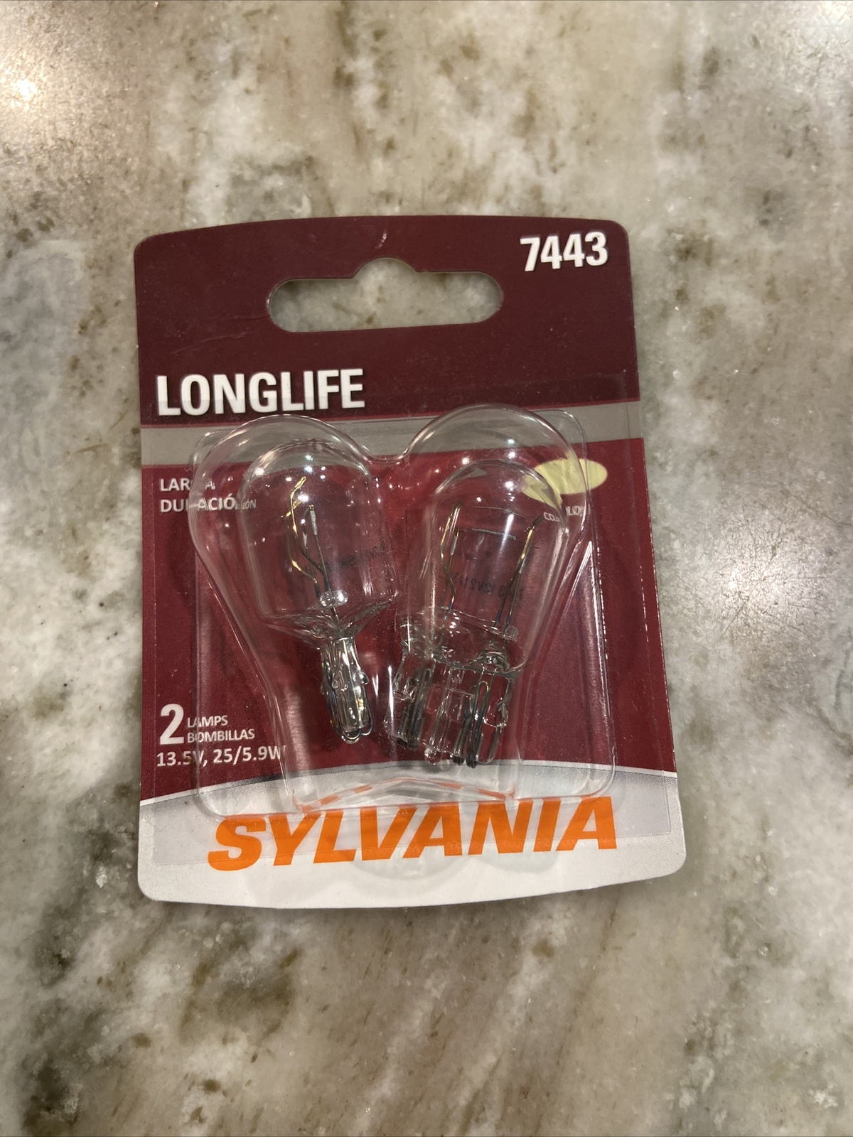 SYLVANIA 7443 LongLife Mini Bulb - 2 Piece for sale online | eBay