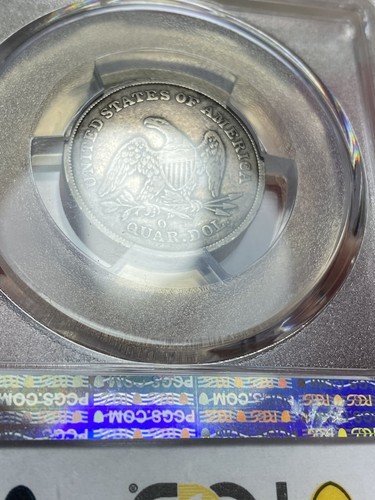 1840-O No Drapery Seated Liberty Quarter PCGS VF25 Nice Circulated Coin Look - Picture 8 of 8