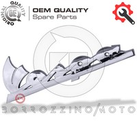 Chromierter Schriftzug Emblem Vespa Seitlich Motorhaube Ref. Piaggio 577081