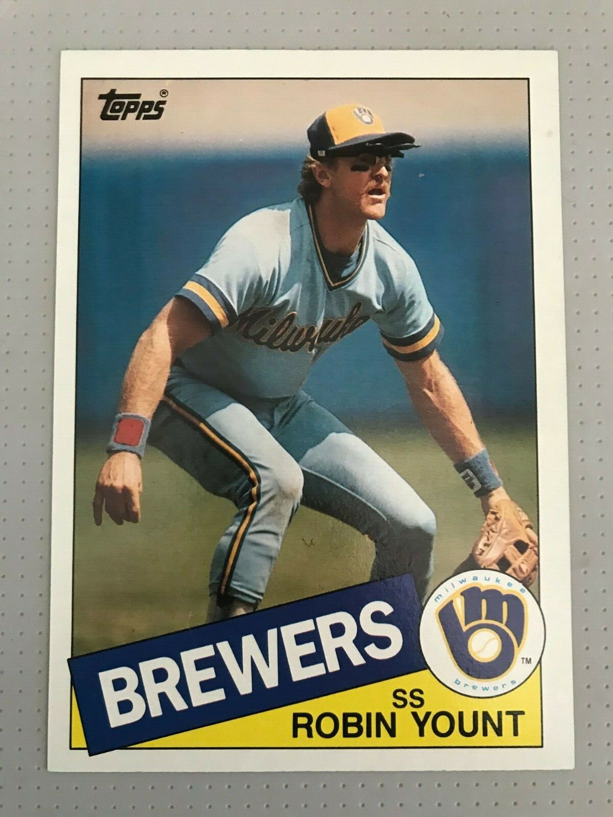 Robin Yount 1985 Topps Super #37 Jumbo 5