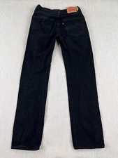 Levis 501 Black Denim Jeans Adult 29x32 Normcore Western Classic Fit Cowboy Pant