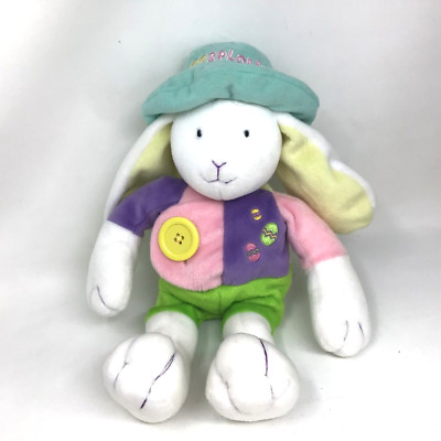Mary Meyer Spring Easter Bunny Rabbit Eggsplorer Hidden Egg Plush Stuffed Animal