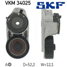 Tensioner pulley, V-ribbed belt SKF VKM34025 for Ford Jaguar