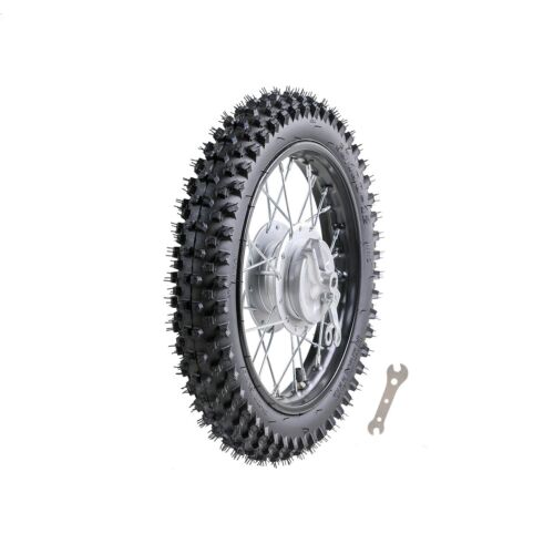 Front 60/100-12 Rear 80/100-10 Wheel Tyre Rim Drum Brake Dirt Bike KLX 110 CRF70 - Picture 4 of 10
