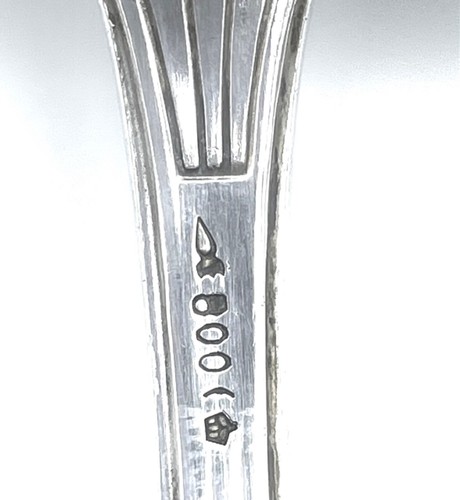 POSATE DA SERVIZIO IN ARGENTO 800/1000 VINTAGE ANNI '50 MADE IN ITALY - 第 14/16 張圖片