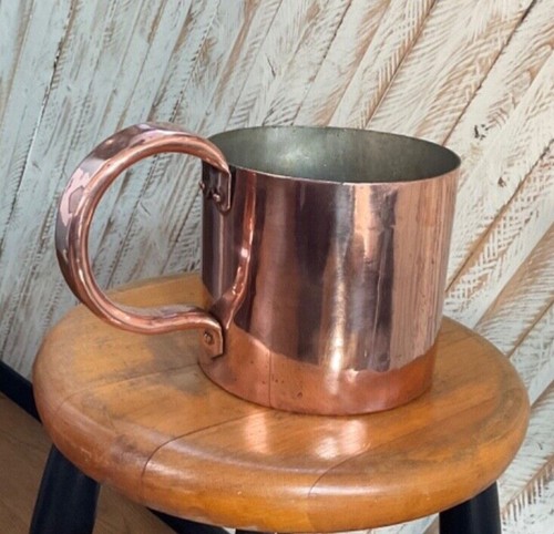 Antique 1916 Copper Royal Navy Grog Measure Rum Jug Half Gallon marked GR6/E16 - Picture 4 of 7