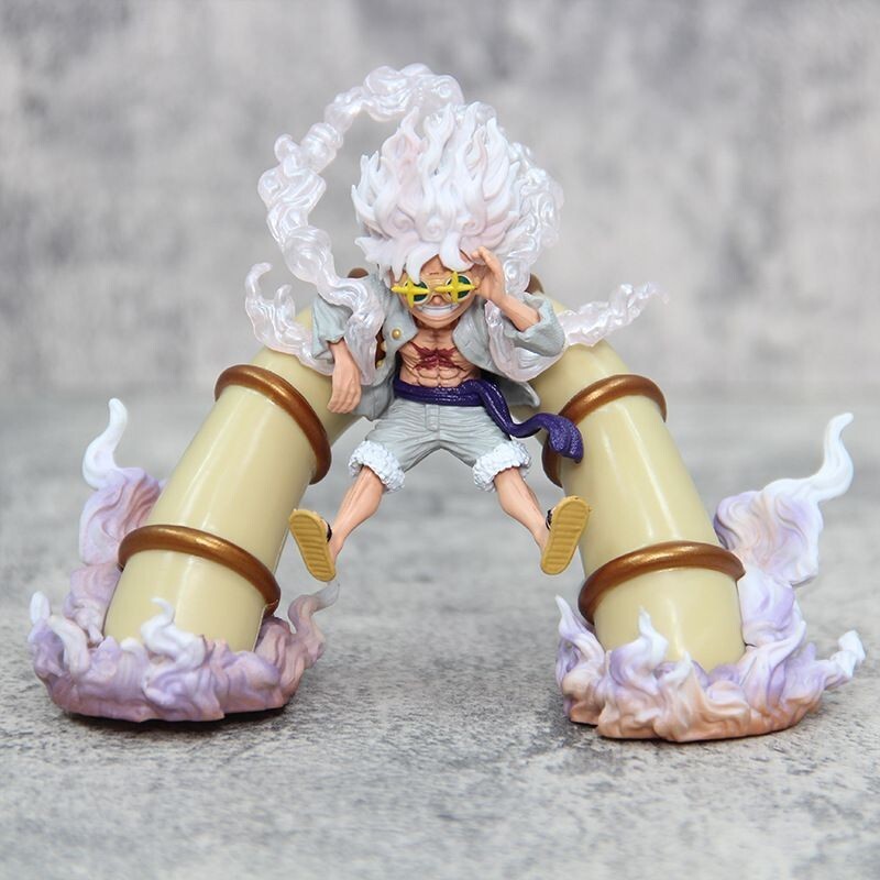 BANPRESTO - ワンピース フィギュア CREATOR×CREATOR×5 Luffy Nika Creator Gear 5 Egghead Action Figure One Piece