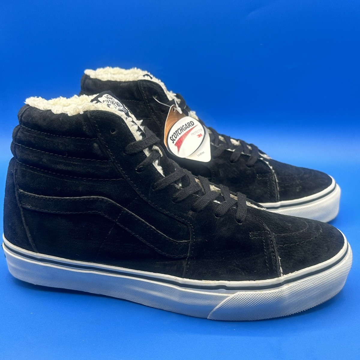 Vans SK8 HI TREK Black Fleece Lined High Top Shoes Men's (Women's  SAMPLE