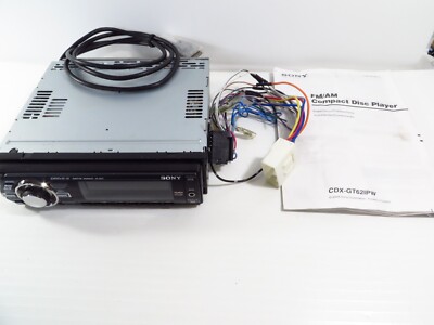 SONY CDX-GT621PW FM/AM Compact Disc Player w/ FACEPLATE OEM
