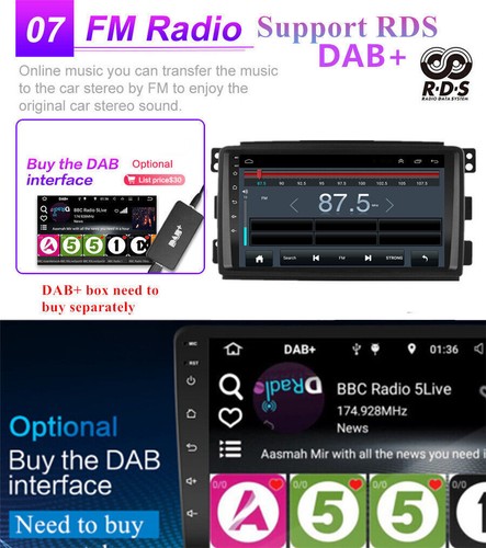 9" Android 11 Autoradio GPS Player Wifi für Mercedes Benz Smart Fortwo 2006-2010 - Bild 8 von 12