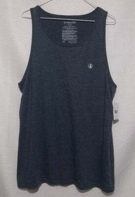 NEW Mens V CIRCLE STN TANKTO Volcom logo sleeveless shirt extra large 