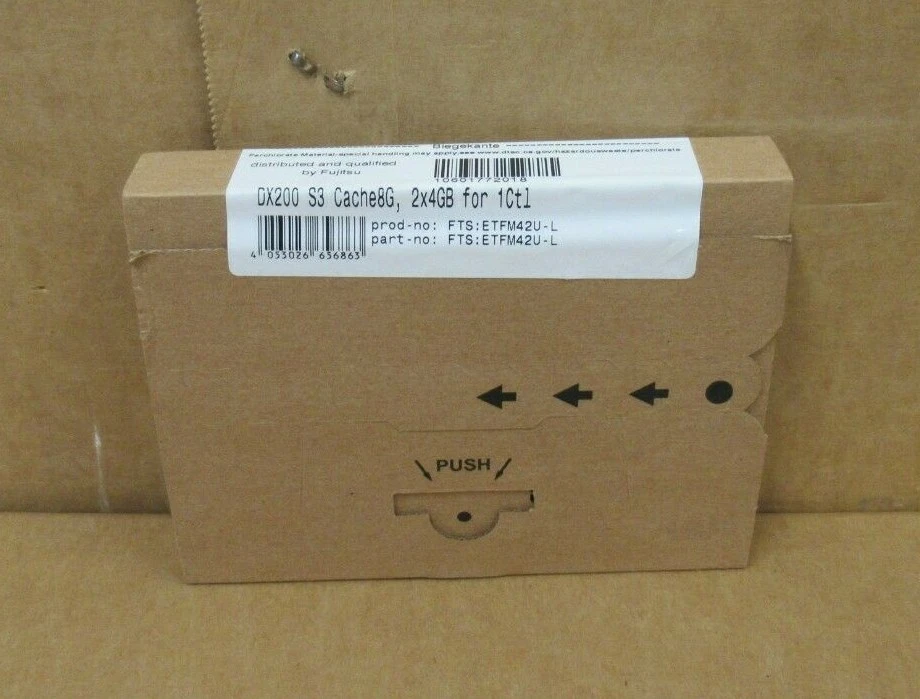 New Fujitsu FTS:ETFM42U-L DX200 S3 Cache Memory RAM 8GB 2x4GB For 1 Controller  - Image 3 of 4