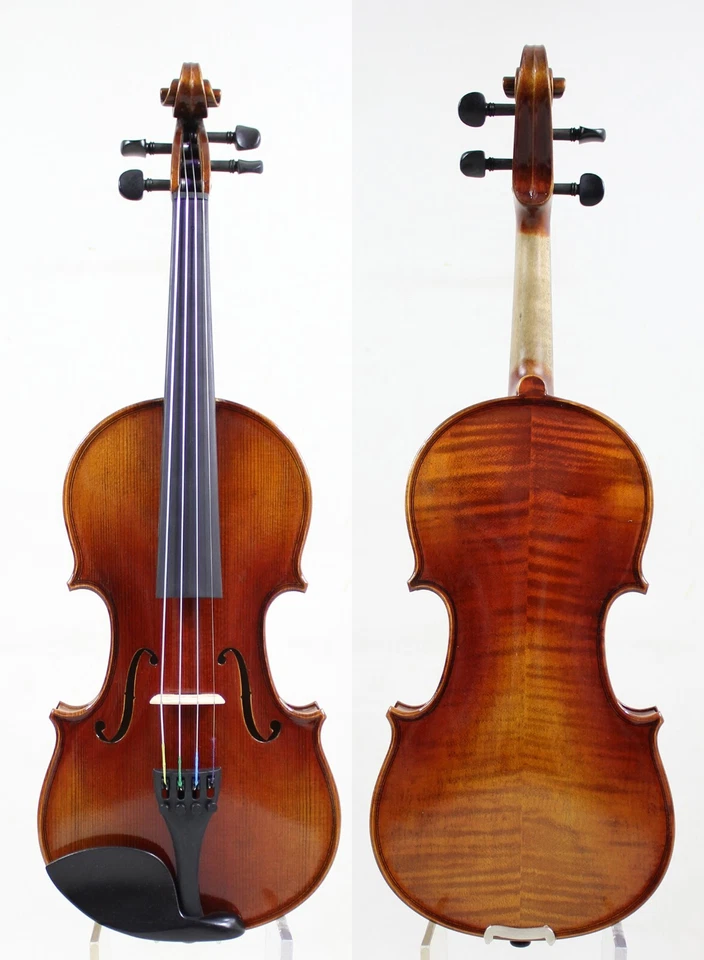 Handmade Violin ! 1/4 Size ! M8233 Rich Clear! - Image 2 of 4