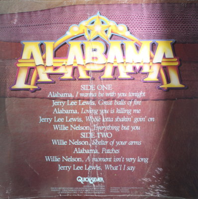 ALABAMA JERRY LEE LEWIS WILLIE NELSON - NEW SEALED 1983 Vinyl LP