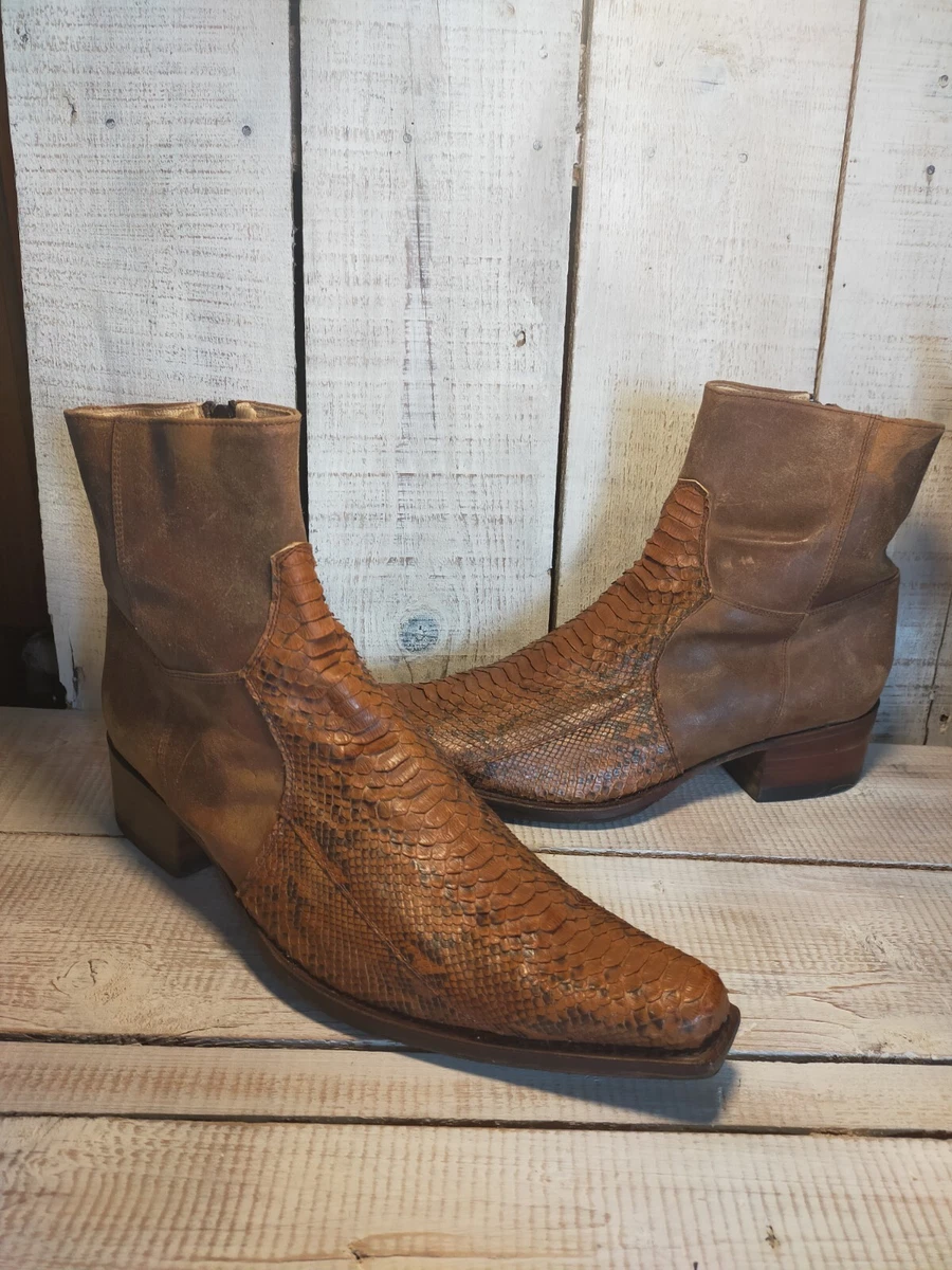 Bottines En Cuir Sendra Pour Homme - Pointure 45 EU - Marron - Occasion En Excellent état
