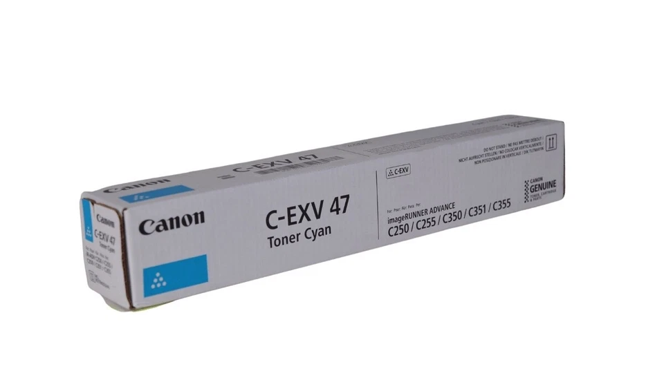 Canon C-EXV 47 8517B002 Cartouche de toner Cyan authentique original B - Photo 1/1