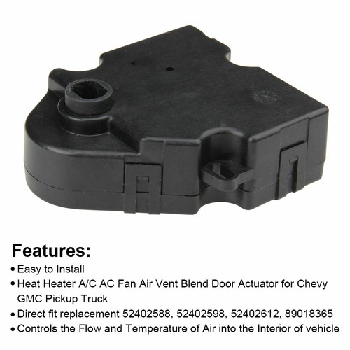 Heat Heater Fan Air Vent Blend Door Actuator HVAC For GM Chevy 89018365 604-106 - Picture 11 of 12
