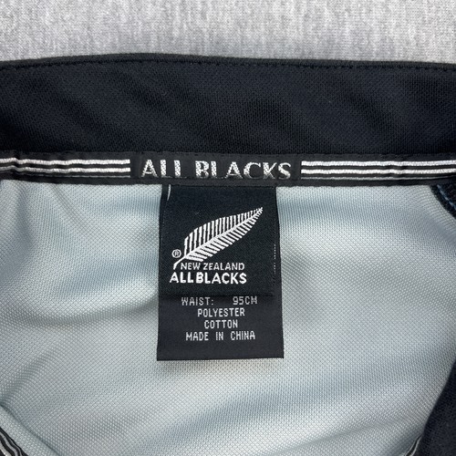 Adidas All-Blacks Rugby Jersey Mens XL Black Gray Button-Up New Zealand Official - Picture 5 of 13