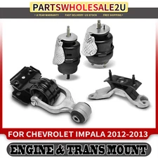 4pcs Auto Trans Engine Motor & Transmission Mount for Chevrolet Impala Limited