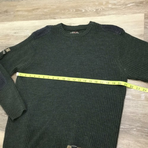 BILLABONG Wool Knit Crew Neck Long Sleeve Green Pullover Sweater Men's Size L - Picture 7 of 7