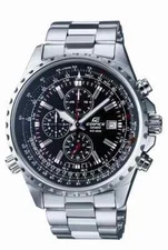CASIO EF527D-1AV Mens EDIFICE  ALL METAL Analog Chrono w Date Sport Watch $175