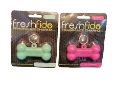 Fresh Fido Charmz Cucumber Melon & Wild Berry Fragrance Charm for Dogs Set of 2