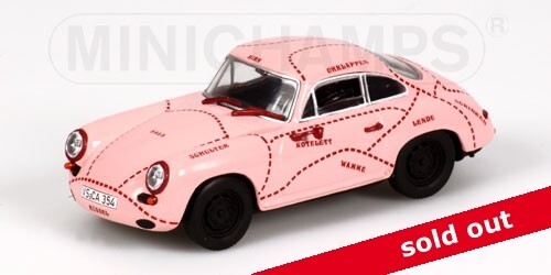 MINICHAMPS 1/43 PORSCHE 956C Coupé Pink Pig 1963 430062326 1 of 3312 pcs RARE! - Foto 17 di 17