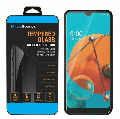 MagicGuardz  Clear 9H Tempered Glass Screen Protector For LG K51 / LG Reflect