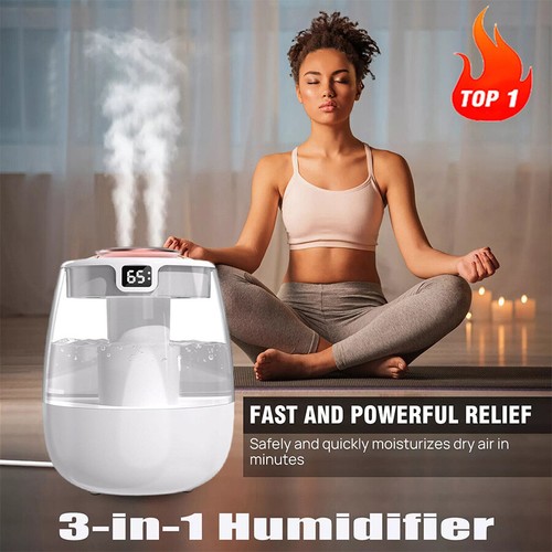 1.5L Quiet Double Nozzle Ultrasonic Humidification for whole house,Auto Shut-Off - Picture 10 of 14