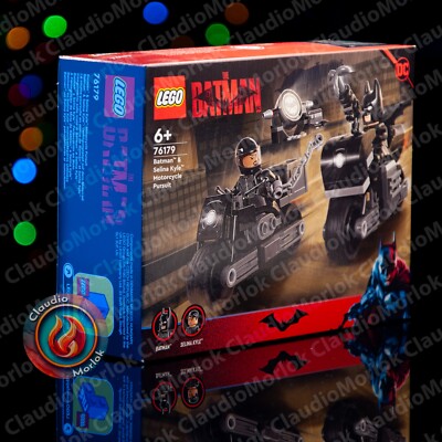   LEGO 76179 Motorradjagd von Batman und Selina Kyle Dc Catwoman