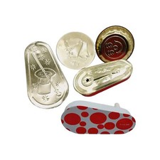 Vintage Noisemakers Clackers Tin Litho USA Metal Set Of 5