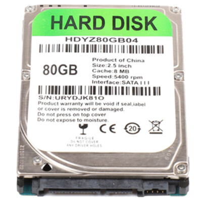 Hdd Rpm Speeds 7200 Hdd Read Write Speed 80GB Internal HDD